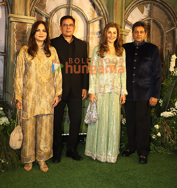 photos urvashi rautela bhumi pednekar kanika kapoor and others attend vedant birla and tejal kulkarnis wedding reception 20