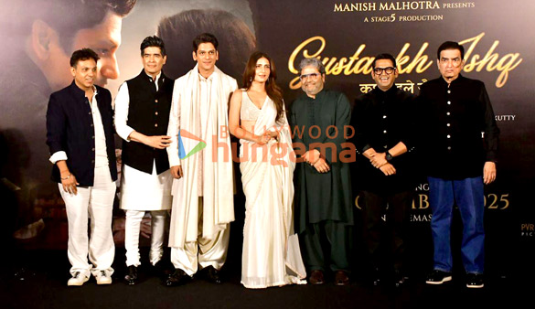 photos vijay varma fatima sana shaikh sharib hashmi and others grace the trailer launch of gustaakh ishq 1