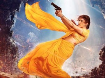 Priyanka Chopra as Mandakini from Globetrotter wields a gun in saree; first look out! Priyanka Chopra as Mandakini from Globetrotter wields a gun in saree; first look out!