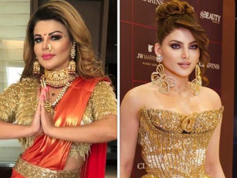 Rakhi Sawant slams Urvashi Rautela over latter’s ‘all natural’ claim: “Humne tumhare purane photos dekhe hain!”