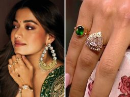 Rashmika Mandanna gives clear view of engagement ring for the first time, blushes when asked about Vijay Deverakonda