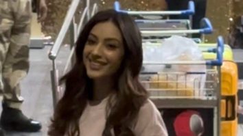 Sahher Bamba’s comfy airport look