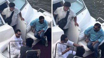 Saif Ali Khan spotted getting off a speed boat at Mandwa jetty, sparks Haiwaan speculation