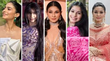 Tanishaa Mukerji’s style diary: From glittering gowns to graceful sarees