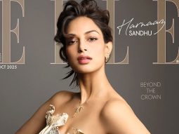Harnaaz Sandhu turns heads in sheer golden gown at Miss Cosmo International 2025