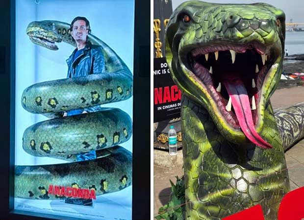 Anaconda slithers across India: Sony Pictures' massive on-ground campaign turns streets, cinemas, and landmarks into a thrilling experience