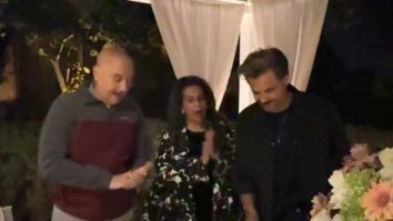 Anupam Kher at celebrations of Anil Kapoor’s birthday