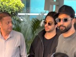 Aryan Khan & Vicky Kaushal bumped at the airport