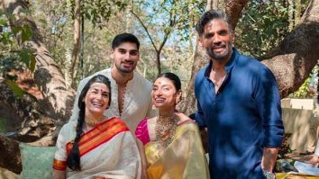 Athiya Shetty and Suniel Shetty pen special birthday notes for Ahan Shetty