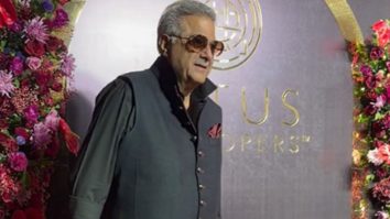 Boney Kapoor pose for media in black