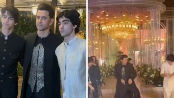 Hrithik Roshan dances with sons Hridhaan and Hrehaan at cousin’s wedding; viral video steals the spotlight