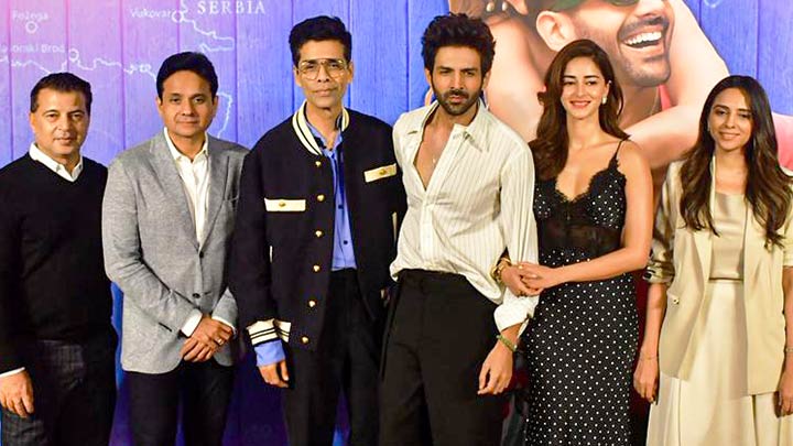 Kartik Aaryan & Ananya Panday’s Tu Meri Main Tera Main Tera Tu Meri Trailer Launch