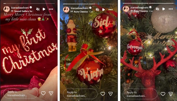Kiara Advani, Sidharth Malhotra celebrate Baby Saaraya’s first Christmas—Inside their stylish family moment