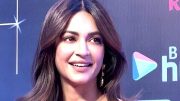 Kriti Kharbanda in a sunshine yellow dress at Bollywood Hungama’s OTT India Fest 2025