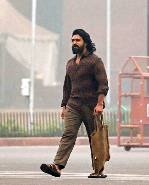 LEAKED set pics show Ram Charan shooting Peddi on Delhi streets
