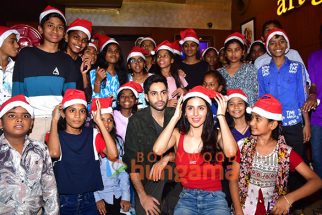 Photos: Agastya Nanda and Simar Bhatia attend a special screening of Ikkis for kids from an NGO