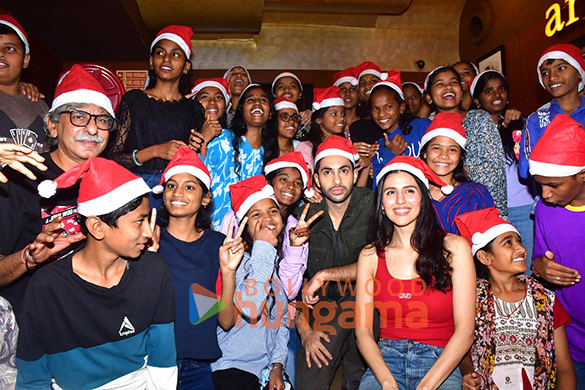 photos agastya nanda and simar bhatia attend a special screening of ikkis for kids from an ngo 3