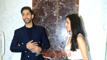 Photos: Agastya Nanda and Simar Bhatia snapped promoting Ikkis