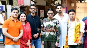 Photos: Ahan Shetty, Bhushan Kumar and others seek blessings at Siddhivinayak Temple ahead of the Border 2 teaser launch