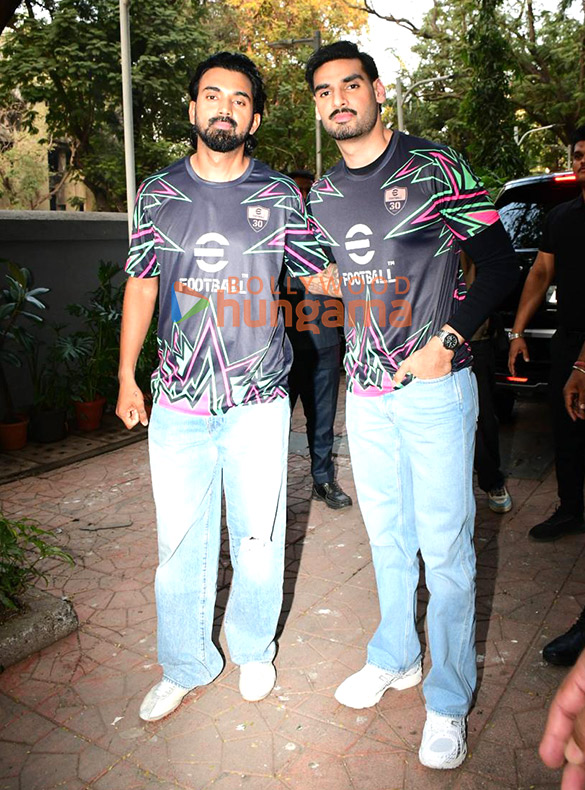 photos ahan shetty and kl rahul attend konami football e games event in mumbai 1