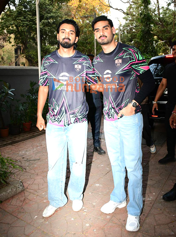 photos ahan shetty and kl rahul attend konami football e games event in mumbai 3