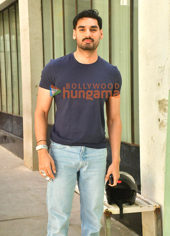 photos ahan shetty snapped in juhu 1