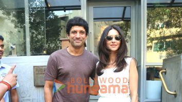 Photos: Farhan Akhtar, Shibani Dandekar and Ritesh Sidhwani snapped in Bandra