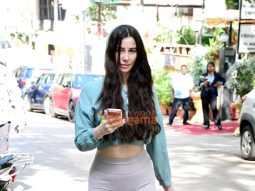 Photos: Giorgia Andriani snapped outside a dance class in Khar