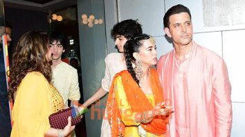 Photos: Hrithik Roshan and Saba Azad and others snapped in Bandra