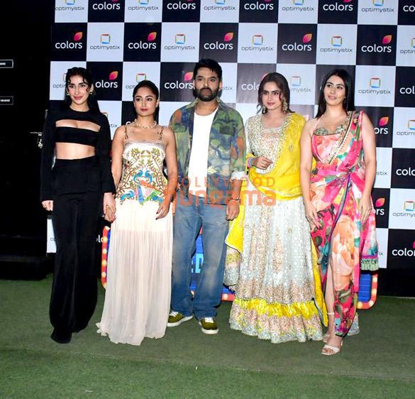 photos kapil sharma parul gulati hira warina ayesha khan and others snapped promoting their film kis kisko pyaar karoon 2 6