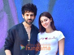 Photos: Kartik Aaryan and Ananya Panday snapped in Juhu