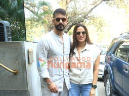 Photos: Neha Dhupia and Angad Bedi snapped in Bandra
