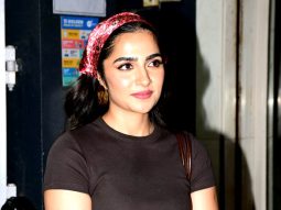 Photos: Rukmini Vasanth snapped celebrating her birthday with the media