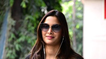 Photos: Saiee Manjrekar snapped outside Exceed office