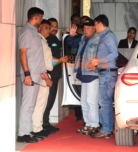 photos salim khan and sunanda shetty snapped at salman khans mother sushila charaks birthday party in bandra 1