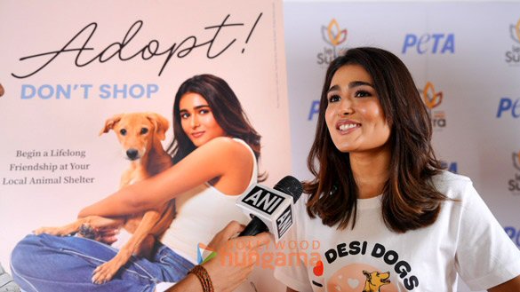 photos shalini pandey snapped at peta indias pro adoption campaign 3