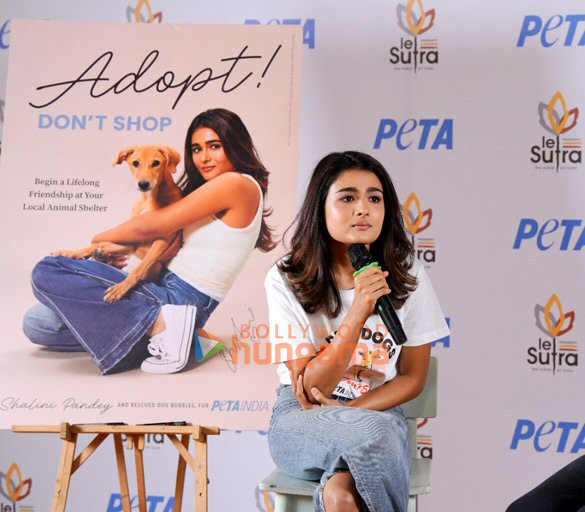 photos shalini pandey snapped at peta indias pro adoption campaign 5