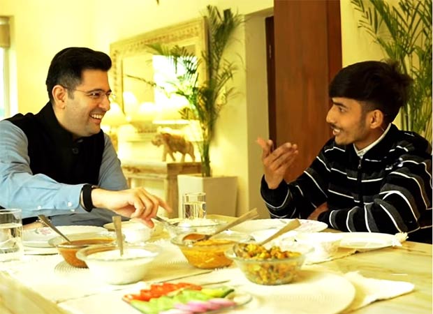 Raghav Chadha hosts Blinkit delivery boy for lunch, reiterates demand for fair pay and social security for gig workers