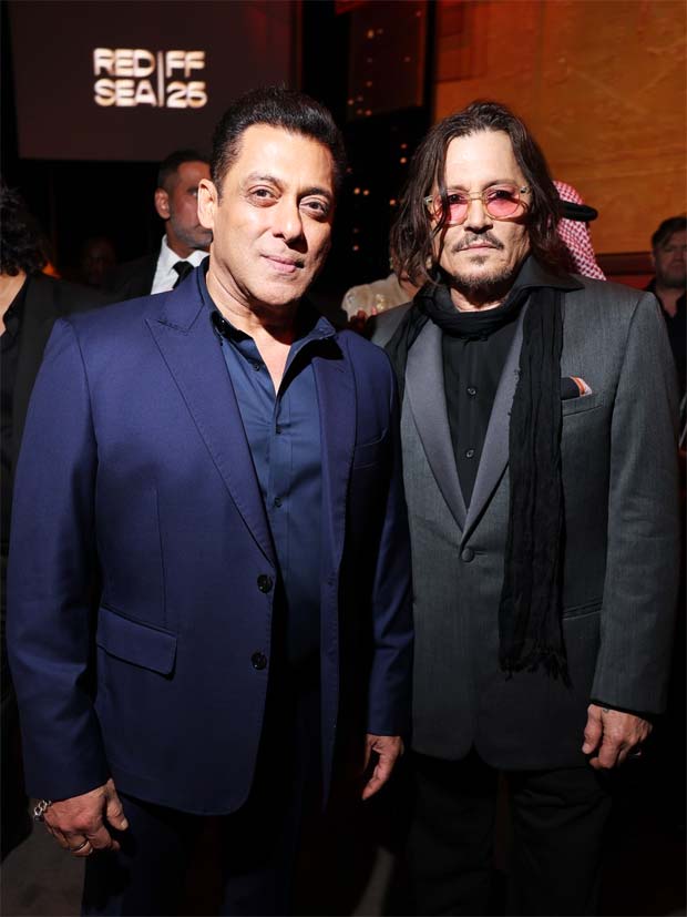 Salman Khan and Johnny Depp share a frame at Red Sea Film Festival