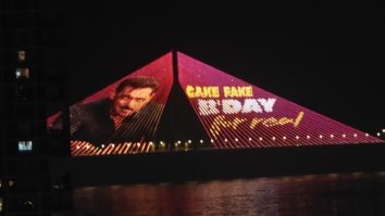 BREAKING: Mumbai’s BIGGEST birthday billboard – Being Human lights up Sea Link for Salman Khan’s 60th, an honour reserved for the RARE few