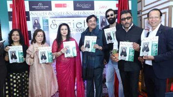 Shatrughan Sinha, Jackie Shroff and Ashok Dhamankar unveil Poonam Dhillon’s society achievers cover