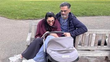 Suniel Shetty celebrates 43 years with wife Mana, shares family moment with granddaughter