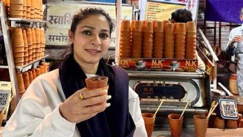 Tanishaa Mukerji soaks in Winter vibes with Kulhad chai