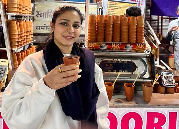 Tanishaa Mukerji soaks in Winter vibes with Kulhad chai