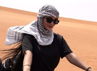 Tia Bajpai learns bike riding in desert terrain for upcoming film