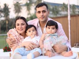 Shraddha Arya reveals faces of her twins on their first birthday, shares adorable family moments