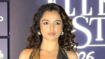 Ahsaas Channa slays in a gorgeous gold dress