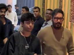 Ajay Devgn papped with son Yug at the airport