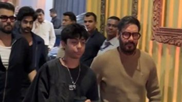 Ajay Devgn papped with son Yug at the airport