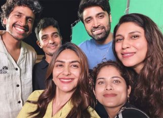 “Best team,” says Mrunal Thakur as she completes shooting for Dacoit